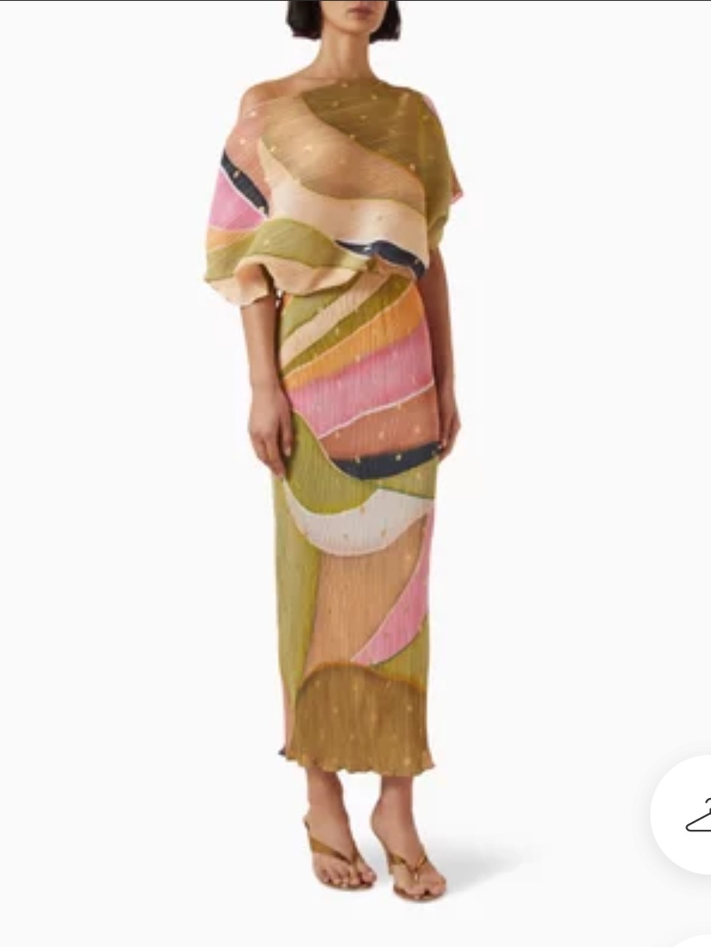Abstract Tilly Dress Maxi Midi Dress
